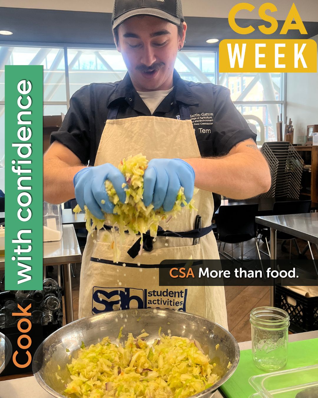 Cook with confidence with CSA veggies during CSA week